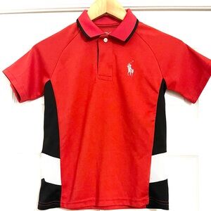 Polo by Ralph Lauren Red and Black Kids Polo Shirt